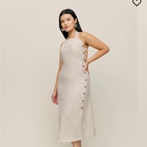Reformation Mar linen dress, size 6
